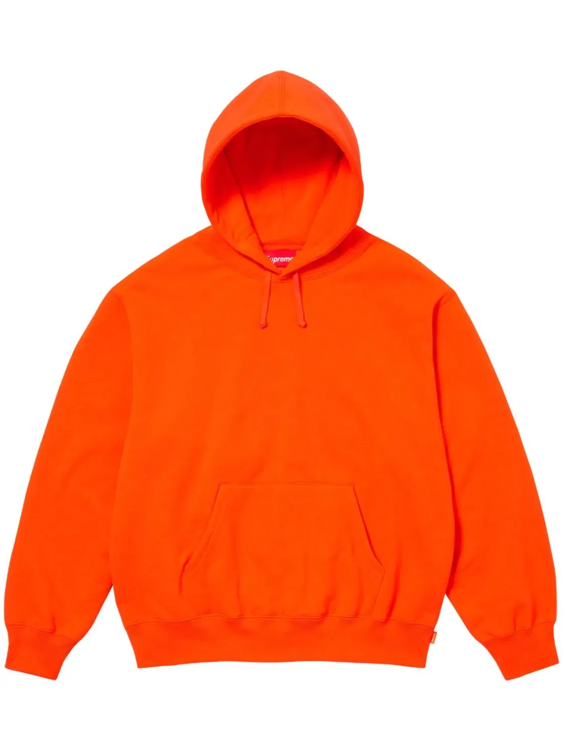 Худи Orange с аппликацией Supreme, оранжевый