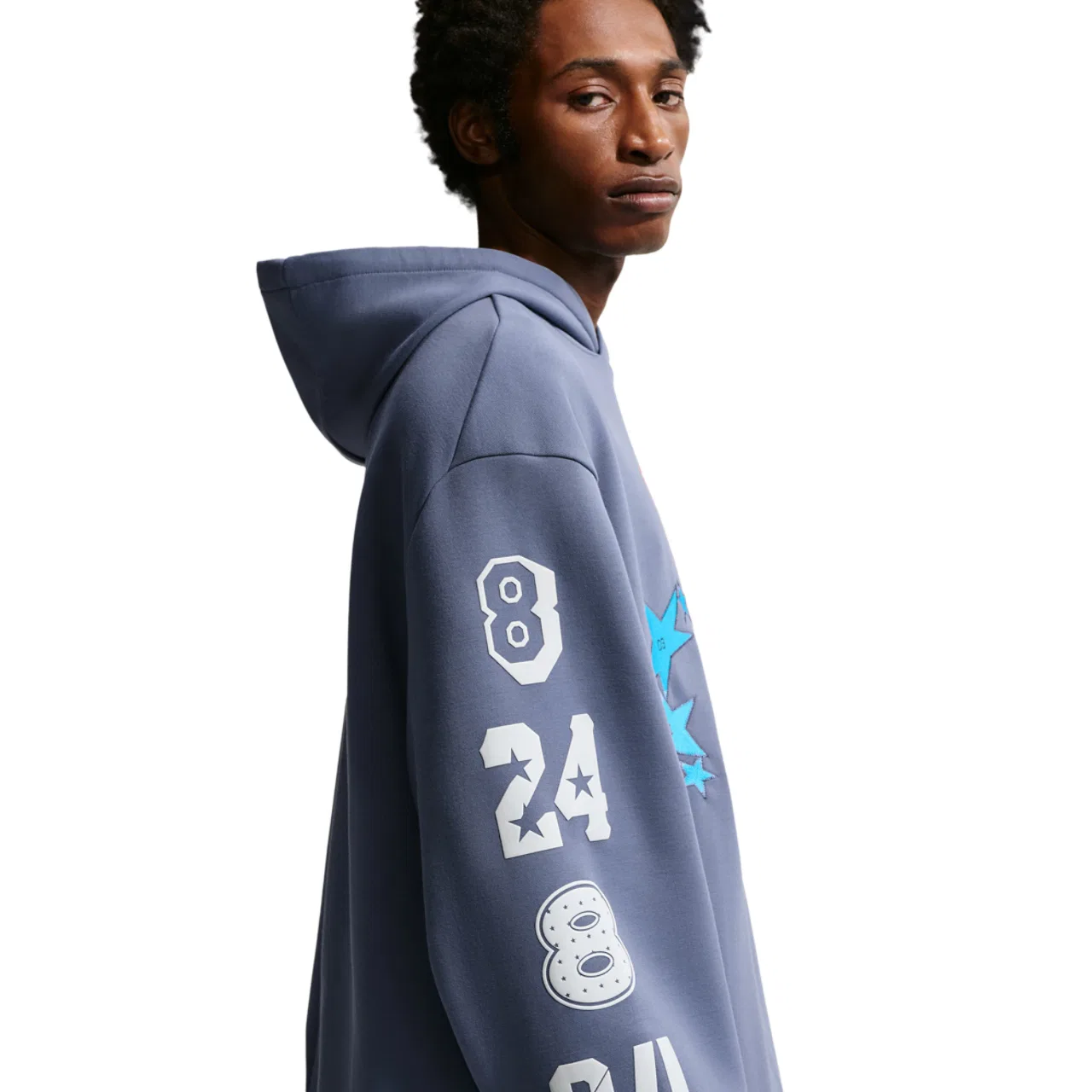 Мужское худи All Star Weekend Nike Kobe, цвет Diffused Blue/Pure Platinum/Thunder Blue — фото 2