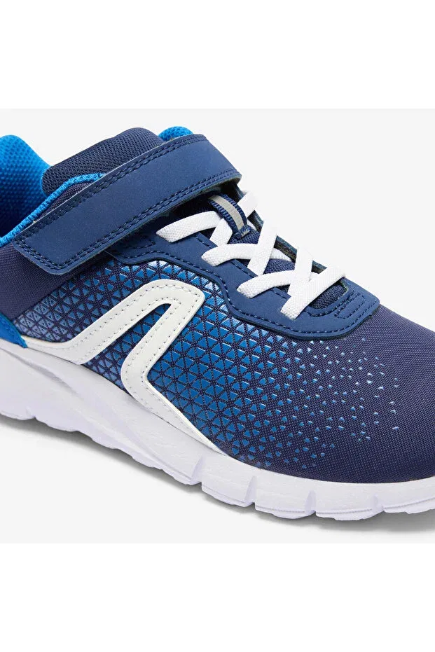Детские спортивные туфли для девочек на липучке Decathlon, Space Blue/Light Indigo Blue/White — фото 3