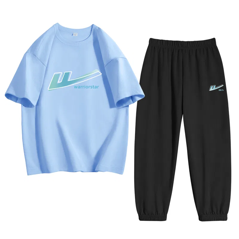 Детский спортивный комплект с градиентным принтом, Casual Sportswear, WARRIOR