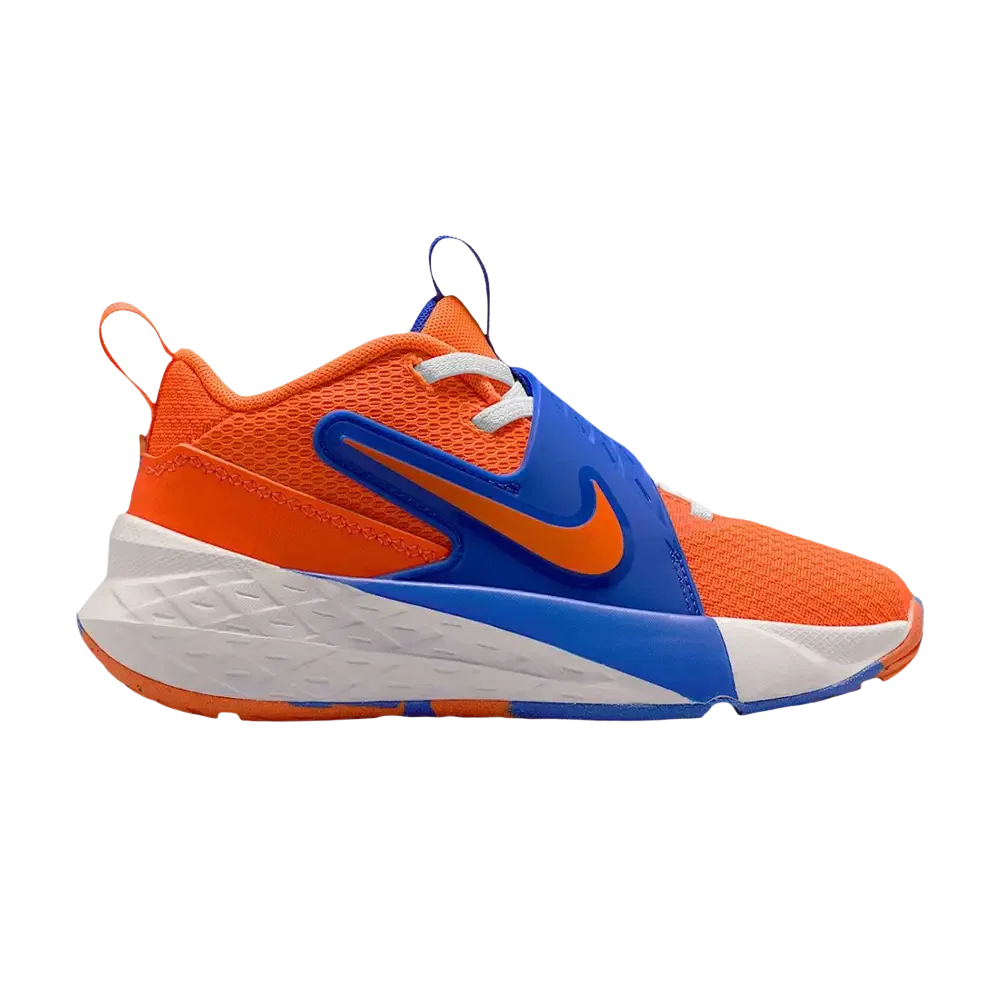 Кроссовки с принтом Team Hustle D 12 Nike, Orange Blue