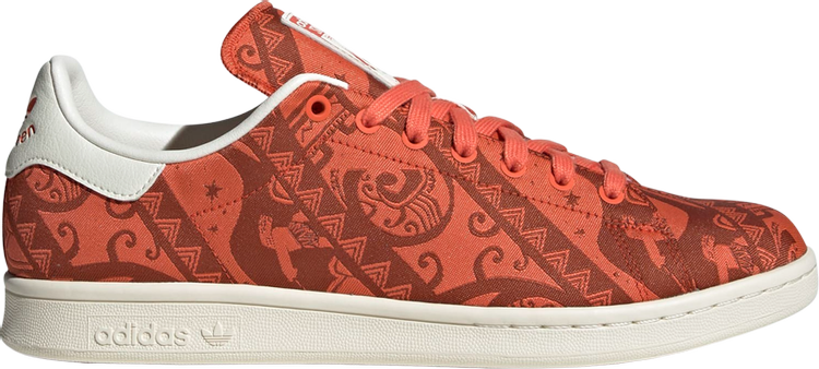 Кроссовки Adidas Disney x Stan Smith 'Moana - Tribal Print', красный - фото