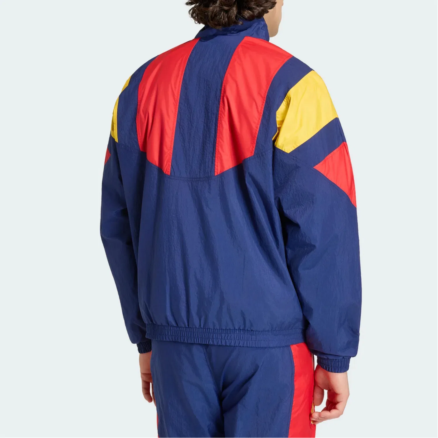 Мужская куртка с высоким воротником Dark Blue/Pure Gemstone Red Adidas Originals — фото 4