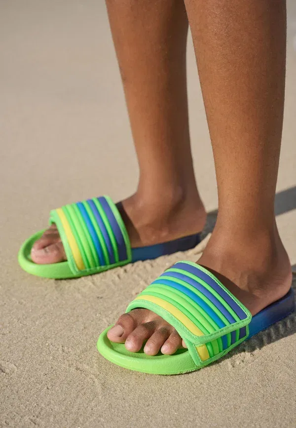 Мюли с градиентом Regular fit - adjustable sliders - mules Next green, синий/зеленый