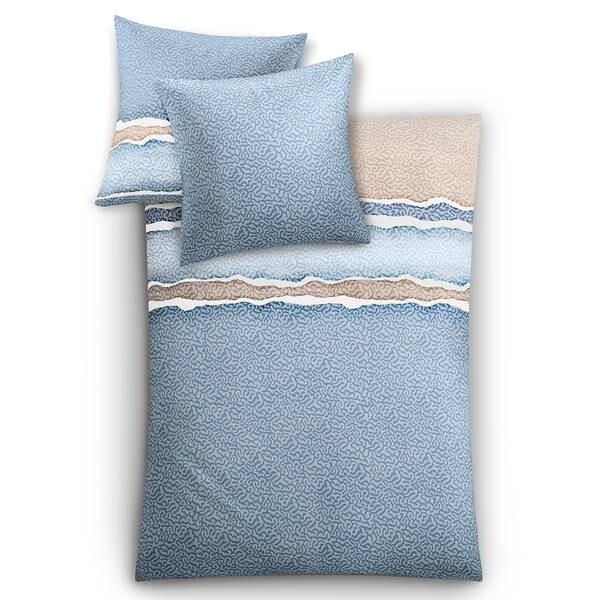 

Сатиновое постельное белье Kleine Wolke Marea, 155x1x220 см цвет mare