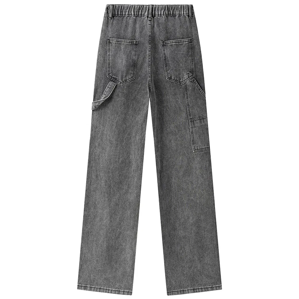 Детские джинсы карго с умеренным кроем Cargo Pants, MostwantedLab, Blue — фото 4