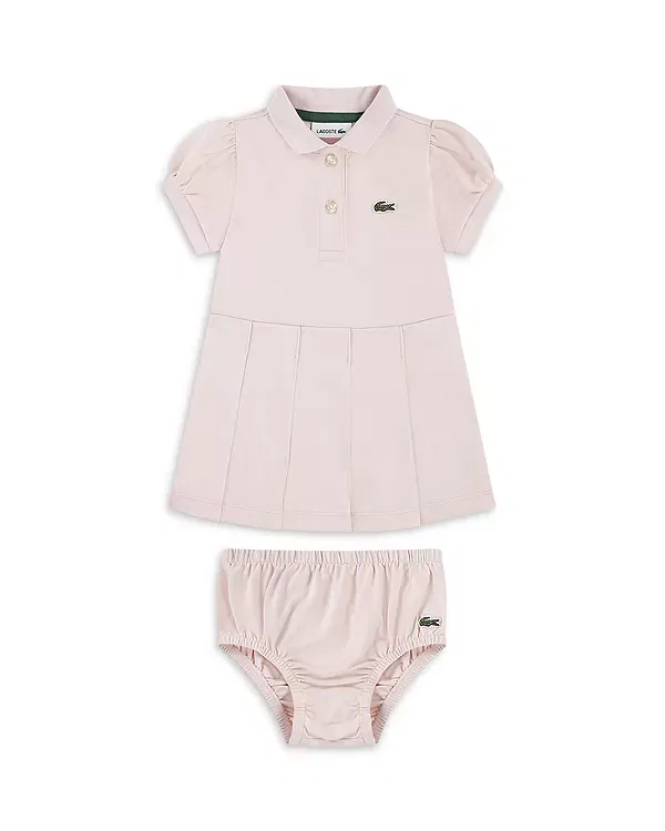 Детское платье для девочек плиссированное с комплектом трусиков Lacoste, Nidus