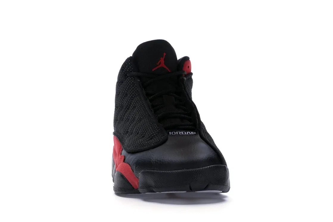 Детские кроссовки Lifestyle с отражающей сеткой Jordan 13 Retro, Black/True Red-White — фото 2