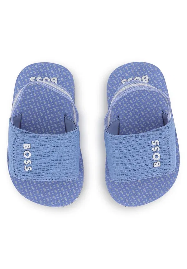 Детские мюли Boss Kidswear, голубой — фото 4
