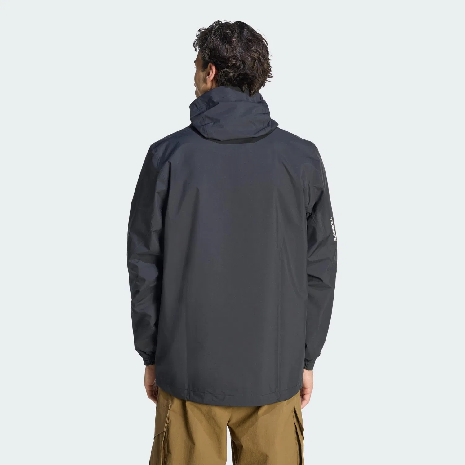 Мужская дождевик с технологией Climaproof Terrex Multi 2.5 Layer Adidas, Schwarz — фото 4