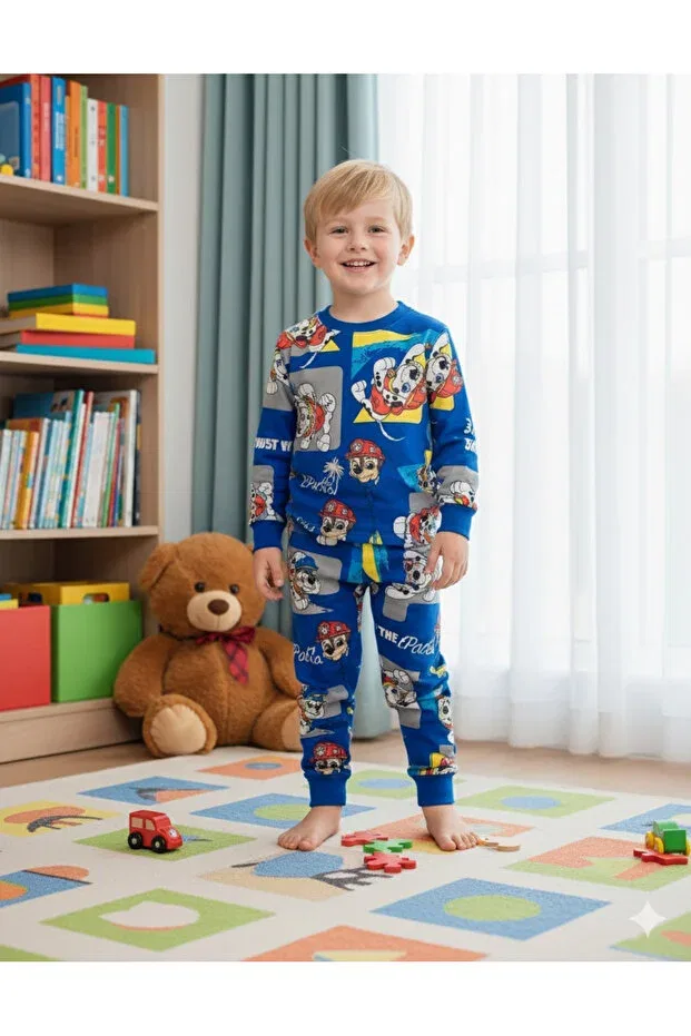 Детский спортивный костюм для мальчиков с принтом Paw Patrol, Arya Nisa Kids, Blue