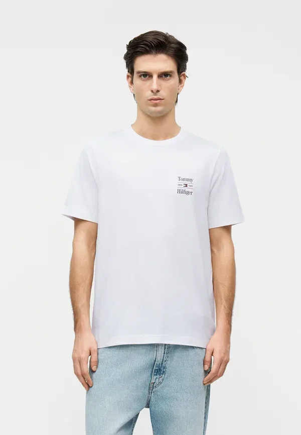 Футболка хлопковая Chest Graphic Tees 2 Pack Tommy Hilfiger White, белый — фото 2
