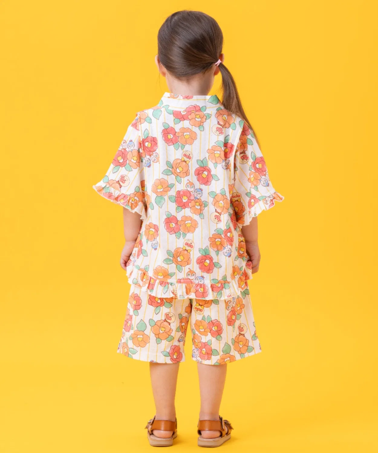Детское кимоно с принтом, светящееся в темноте, модель ANPANMAN KIDS COLLECTION, Офф-Белый — фото 2