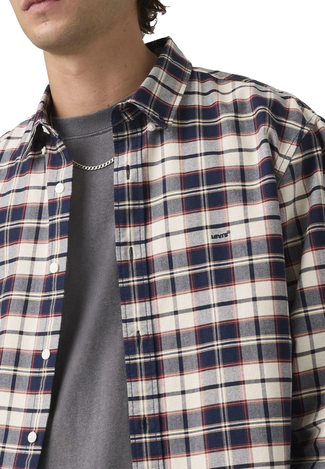Мужская рубашка с длинным рукавом Levi's, Atila Plaid Dress Bl