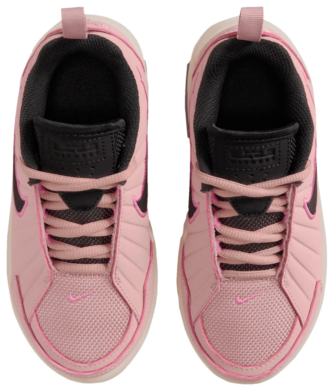 Кроссовки для мальчиков LeBron Witness IX Nike, цвет Particle Pink/Black/Pearl White — фото 4