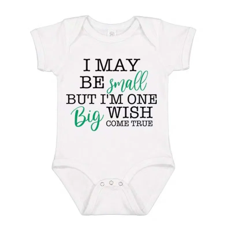 Боди-комбинезон с принтом и надписью I May Be Small Matching Family Outfits, белый