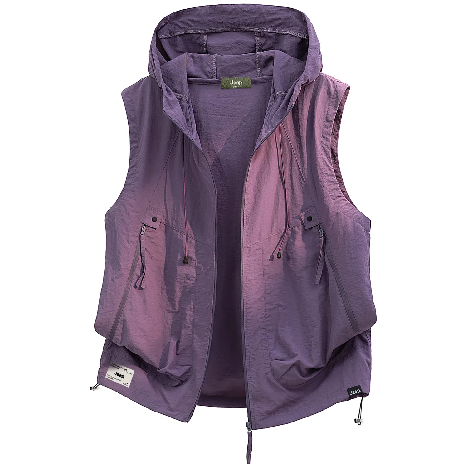 Детский жилет с капюшоном Jeep, Wilderness Purple
