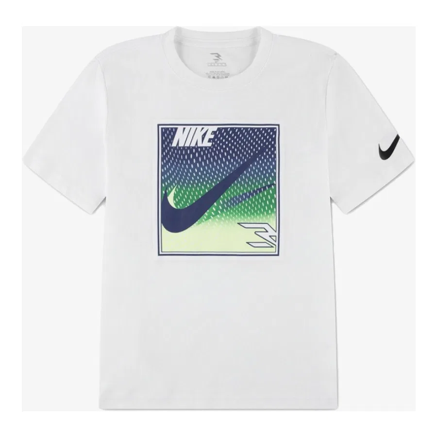 Детская футболка с сетчатой вставкой Nike RWB Pop Mesh Graphic Tee, Красный