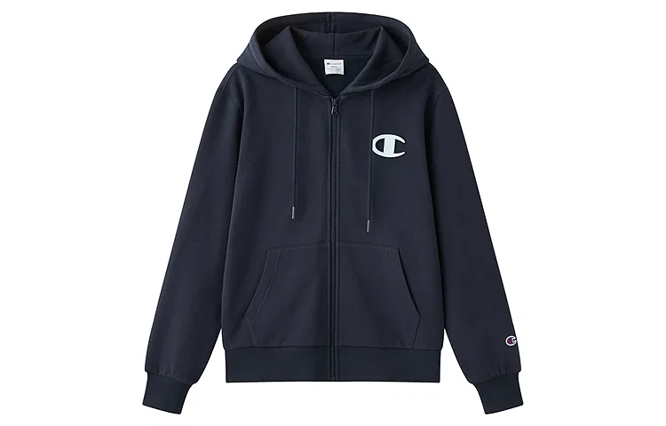 Детский худи на молнии с капюшоном Champion, Navy Blue