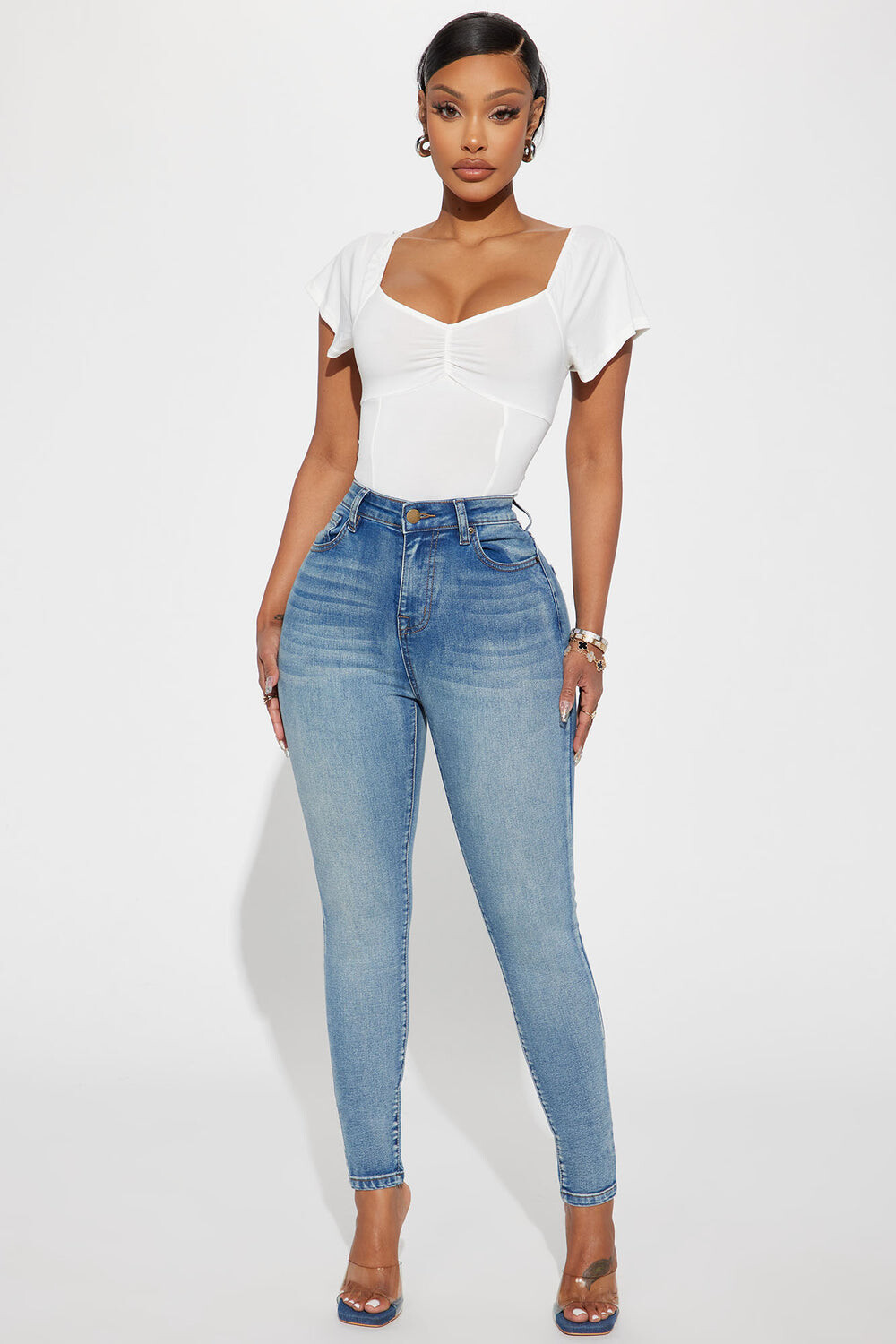 

Джинсы скинни Fashion Nova YJDM15HROPTION7, винтаж