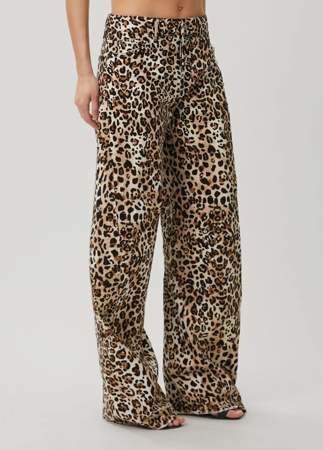 Джинсы свободные Dsquared2 Wild2 Loose Twst, Leopar — фото 3