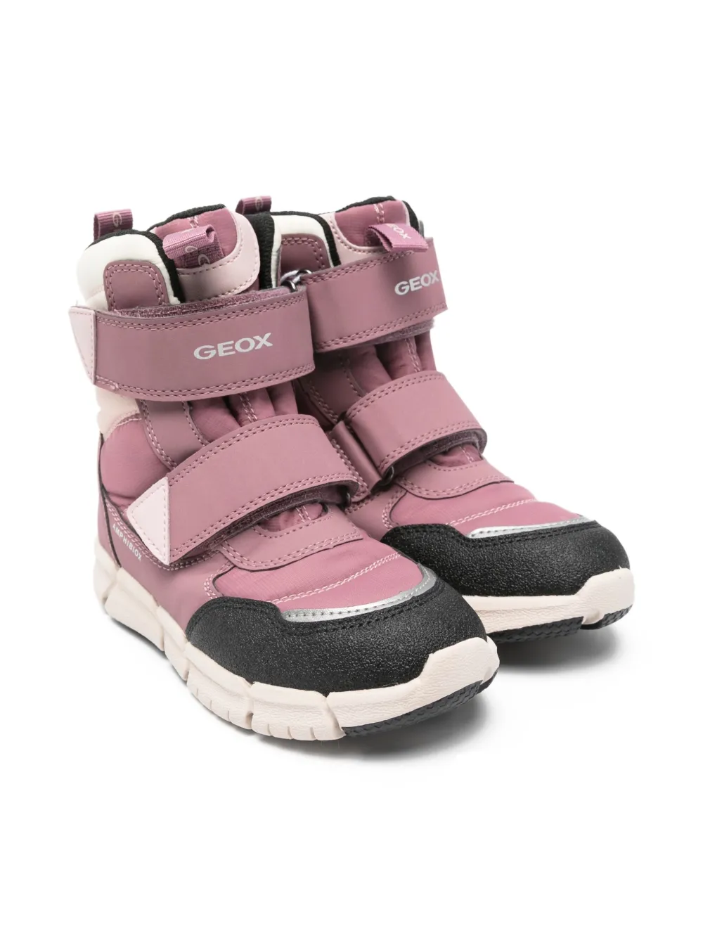 

Ботинки Flexyper на липучках Geox Kids, розовый