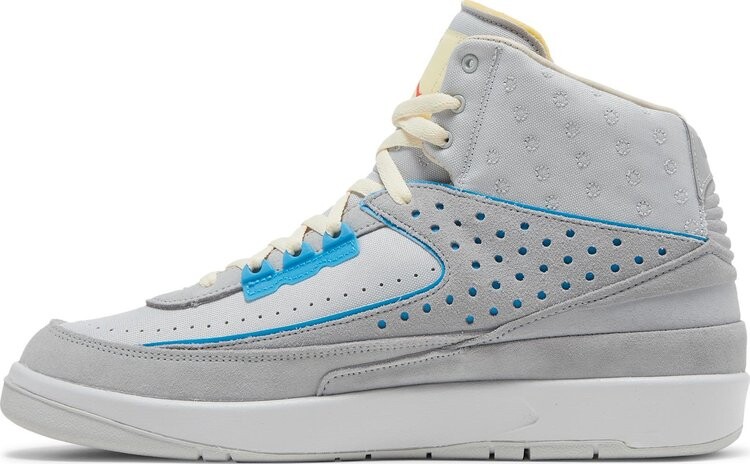 Кроссовки Union LA x Air Jordan 2 Retro SP Grey Fog, серый — фото 3
