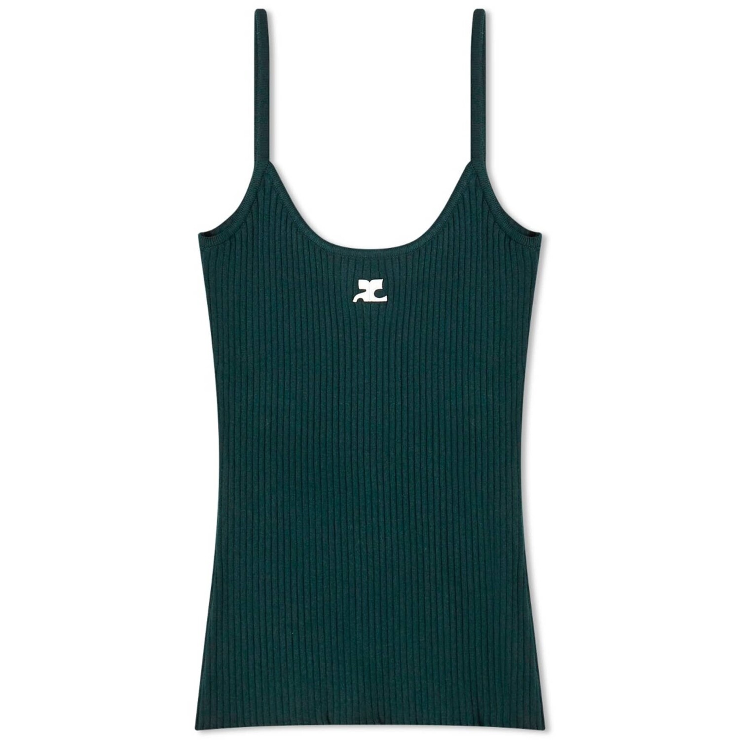 

Майка Courreges Reedition Knit, зеленый