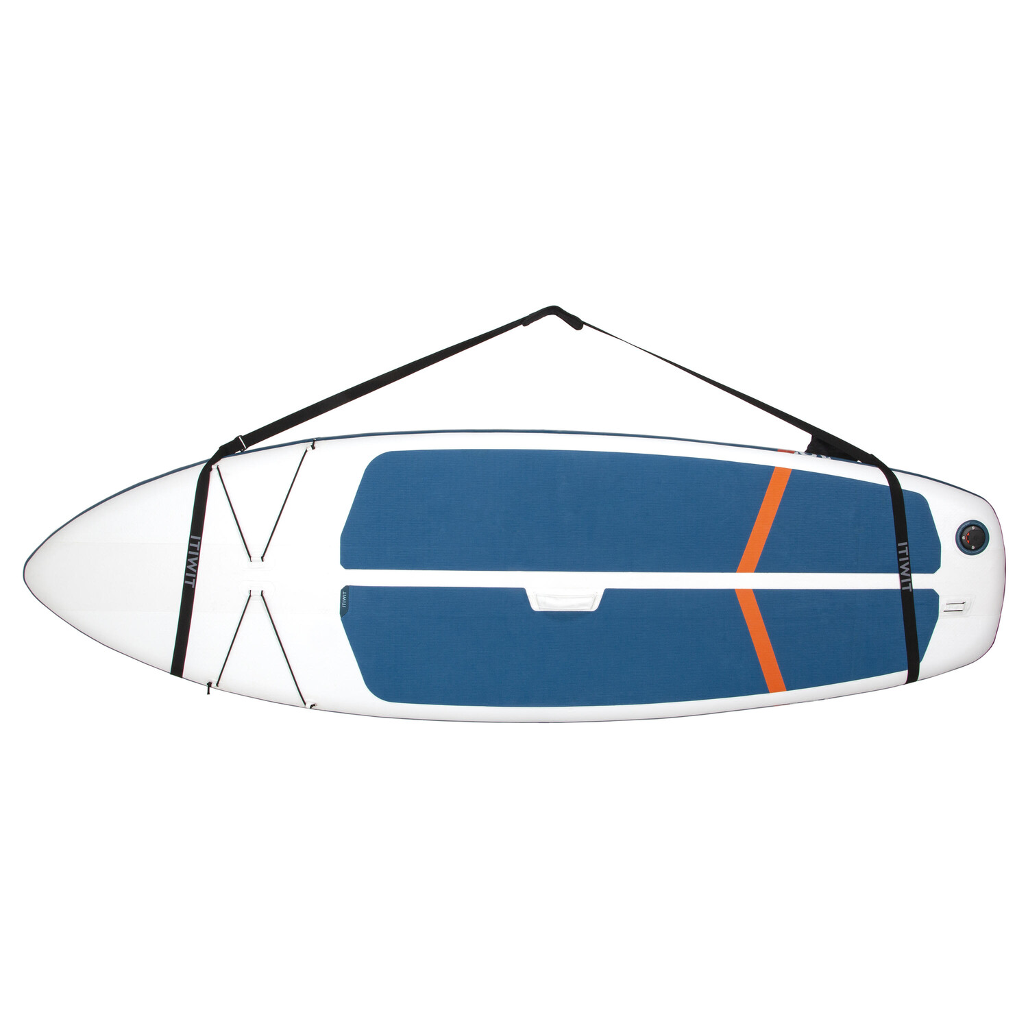 

Ремень для переноски SUP для надувного или жесткого картона Stand Up Paddle черный ITIWIT, черный/серый асфальт/белый
