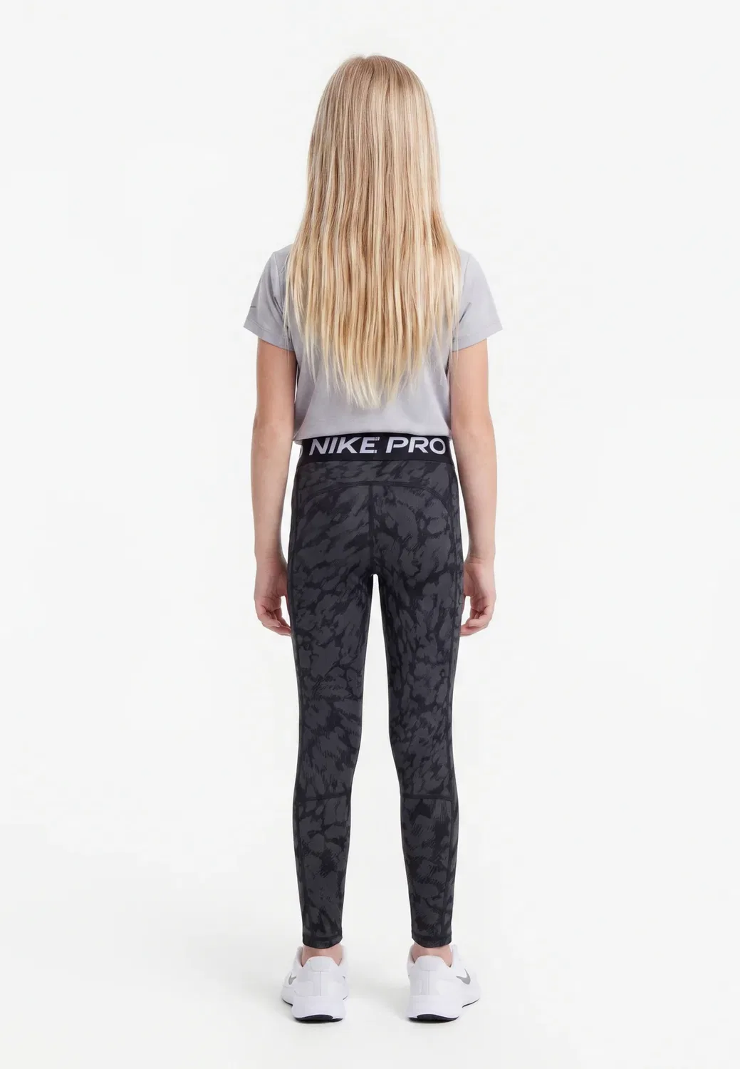 Спортивные леггинсы унисекс Nike Performance, Black/White — фото 2
