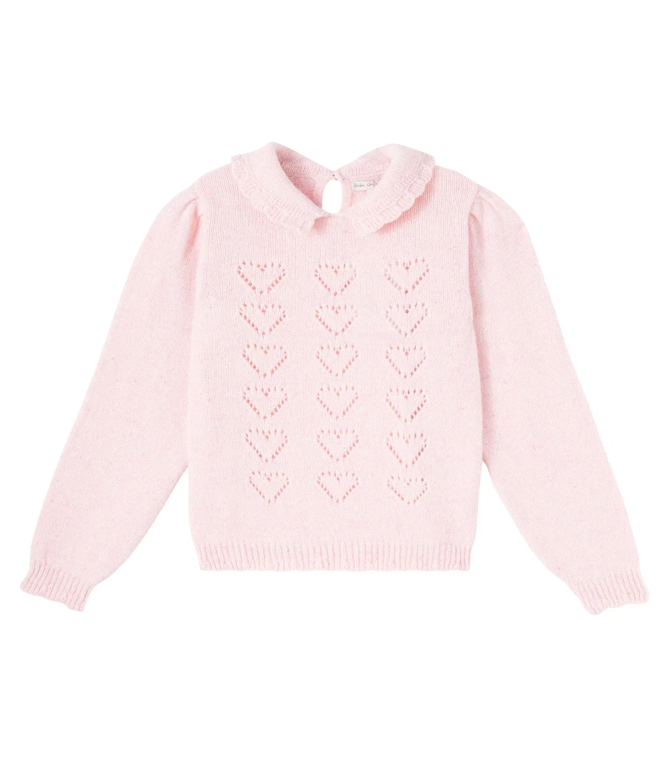 Свитер из смесовой шерсти Monna Bebe Organic, розовый