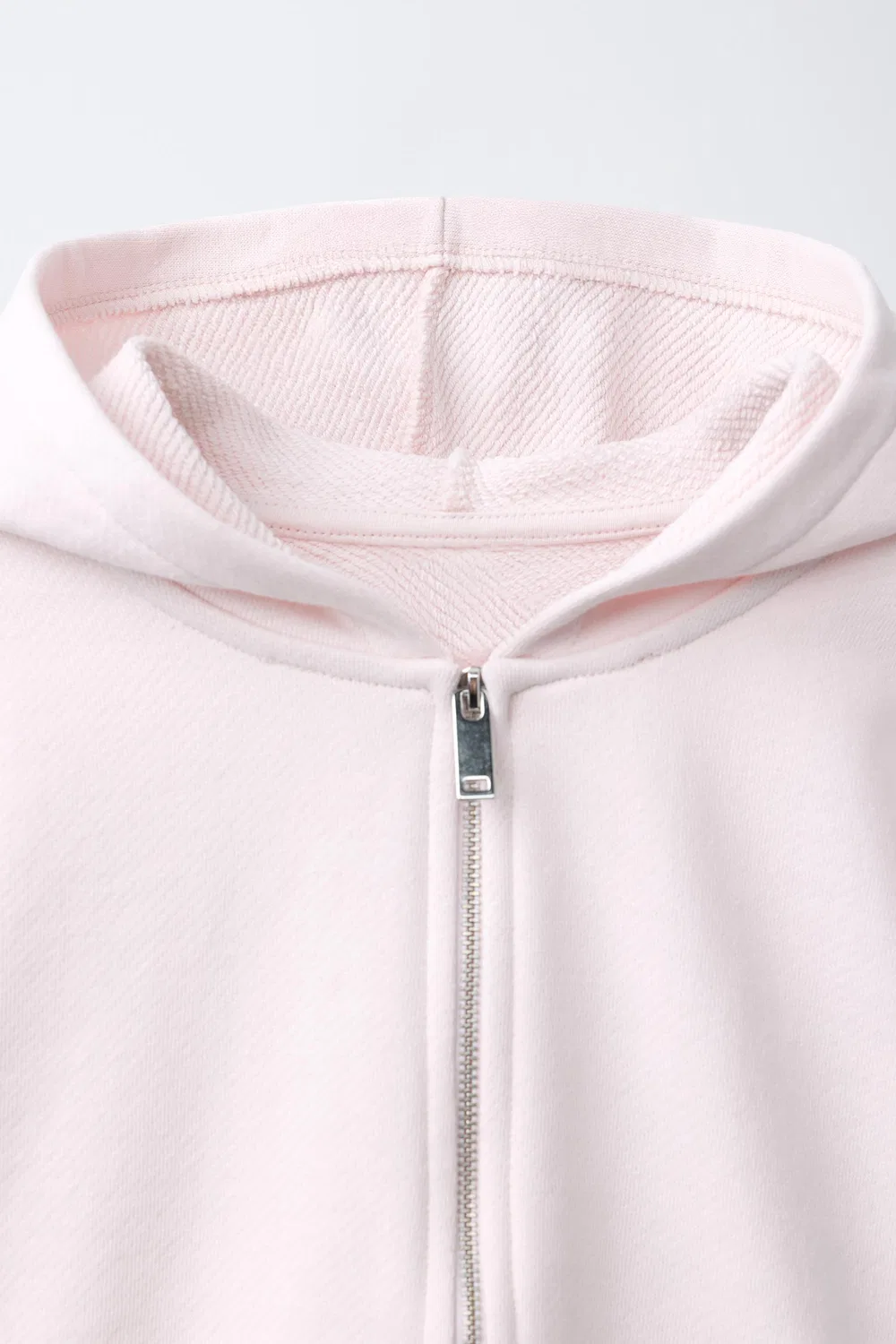 Укороченная толстовка ZARA, Light Pink — фото 3
