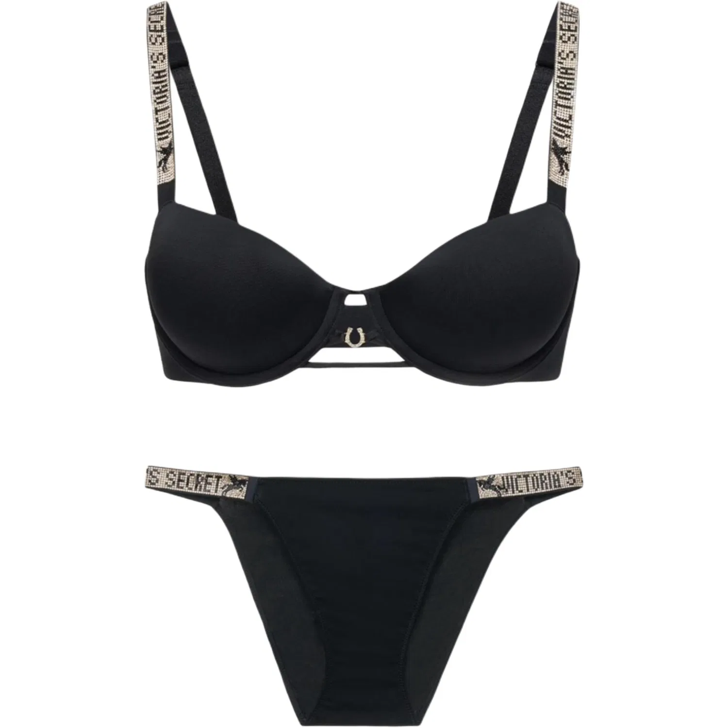 Женское белье с кружевом Victoria's Secret, Black