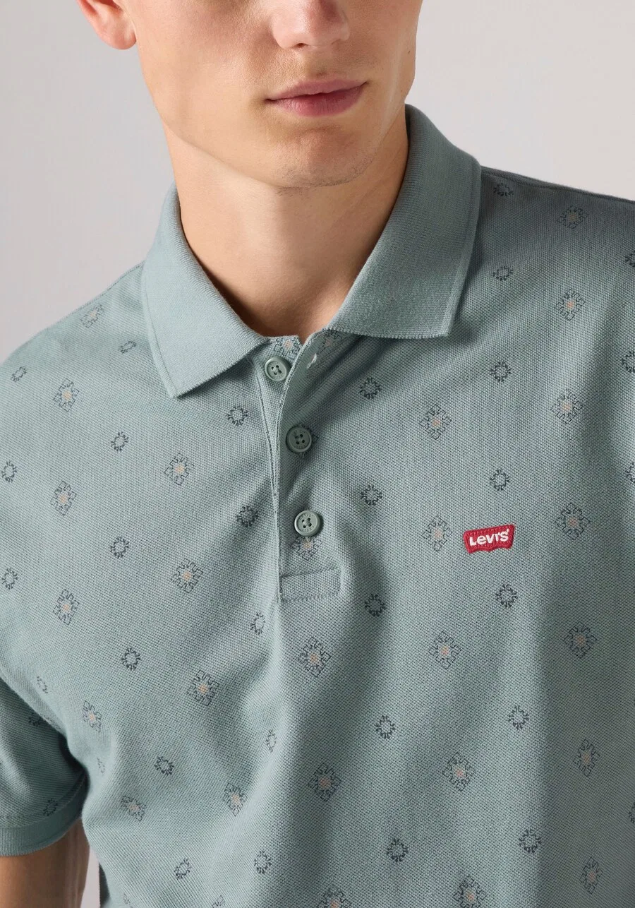 Футболка LEVI'S мятного и темно-зеленого цвета — фото 3