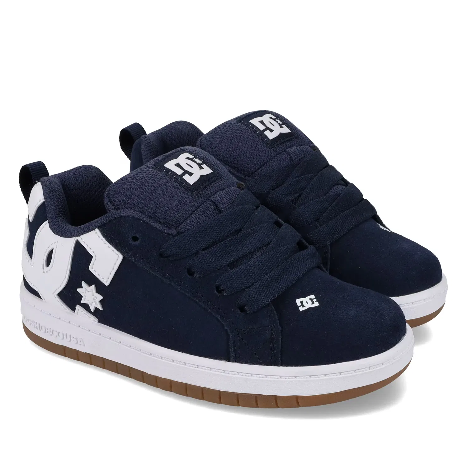 Детские кроссовки для мальчиков с замшевым верхом Court Graffik DC Shoes, Azul — фото 2