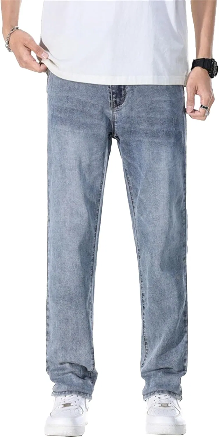 Джинсы свободные, Casual Loose Wide Leg, Light Blue B3