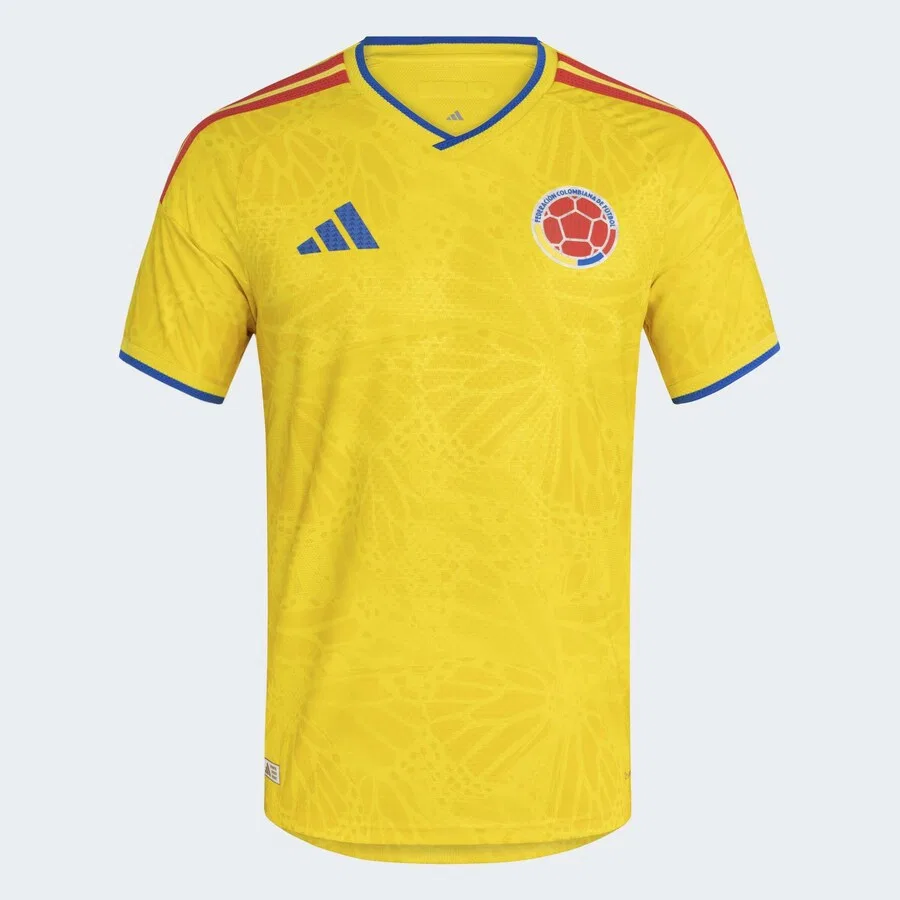Футболка ADIDAS PERFORMANCE 'Colombia 26 Home Authentic' в цвете Curry