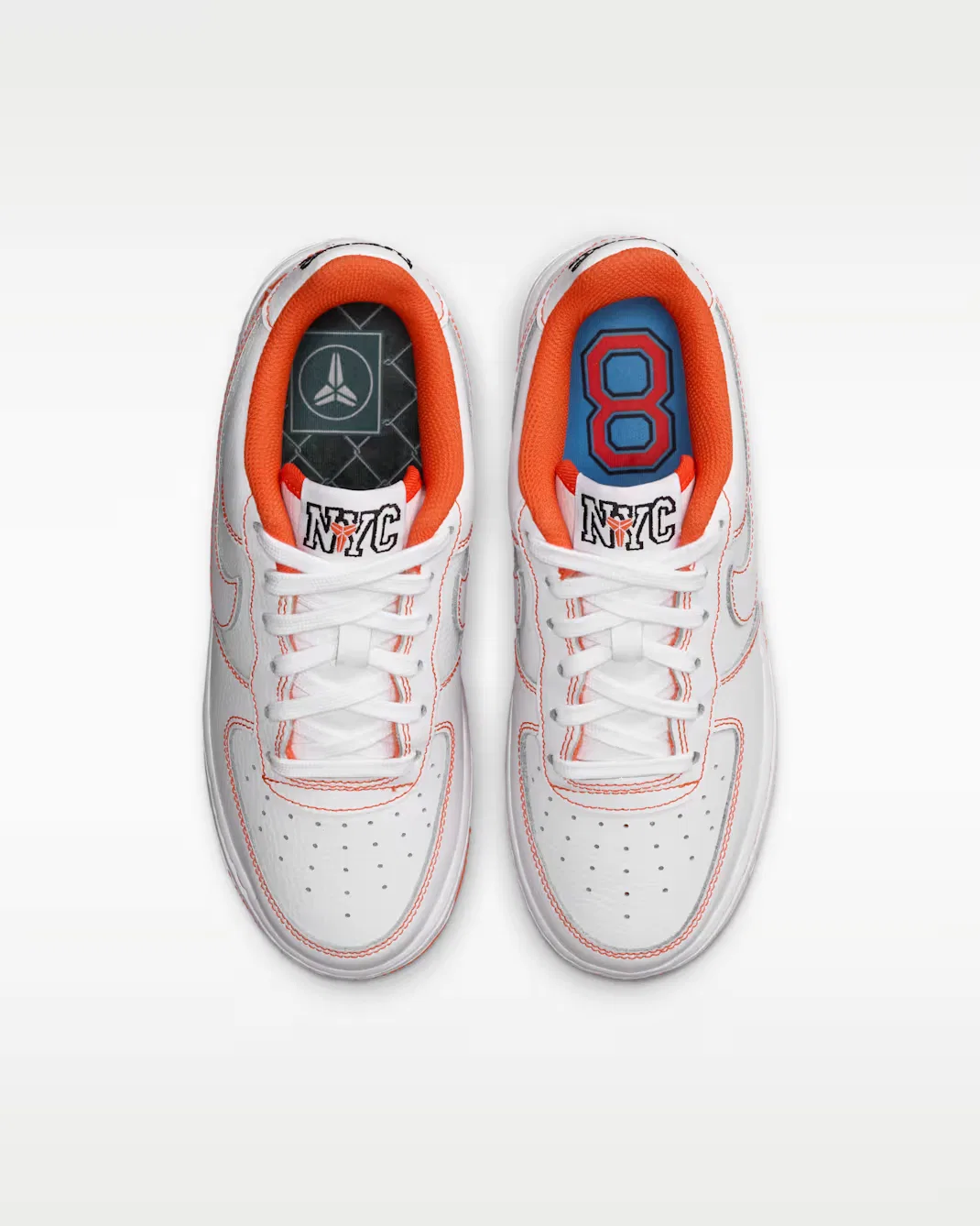 Обувь для детей постарше Nike Air Force 1 Low Protro LOTR, White/Safety Orange/White — фото 4