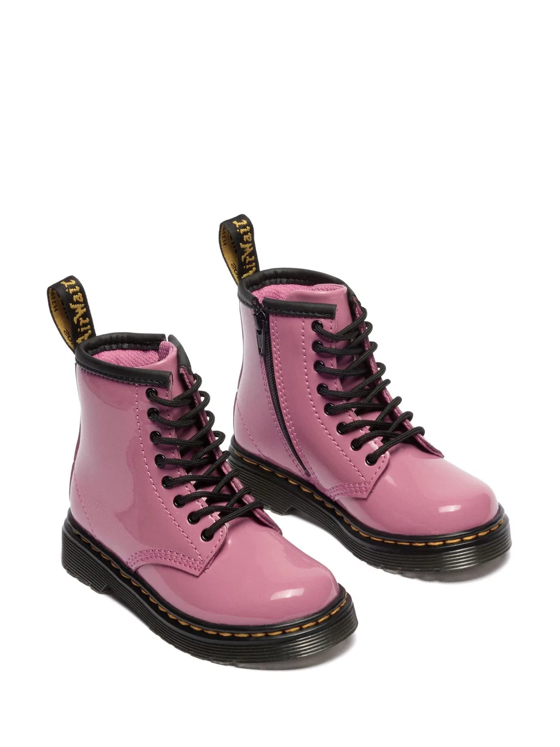Ботинки Dr. Martens 1460 Patent Lamper, розовый — фото 2