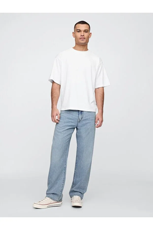Мужские джинсы свободного кроя Gap, Blue-000