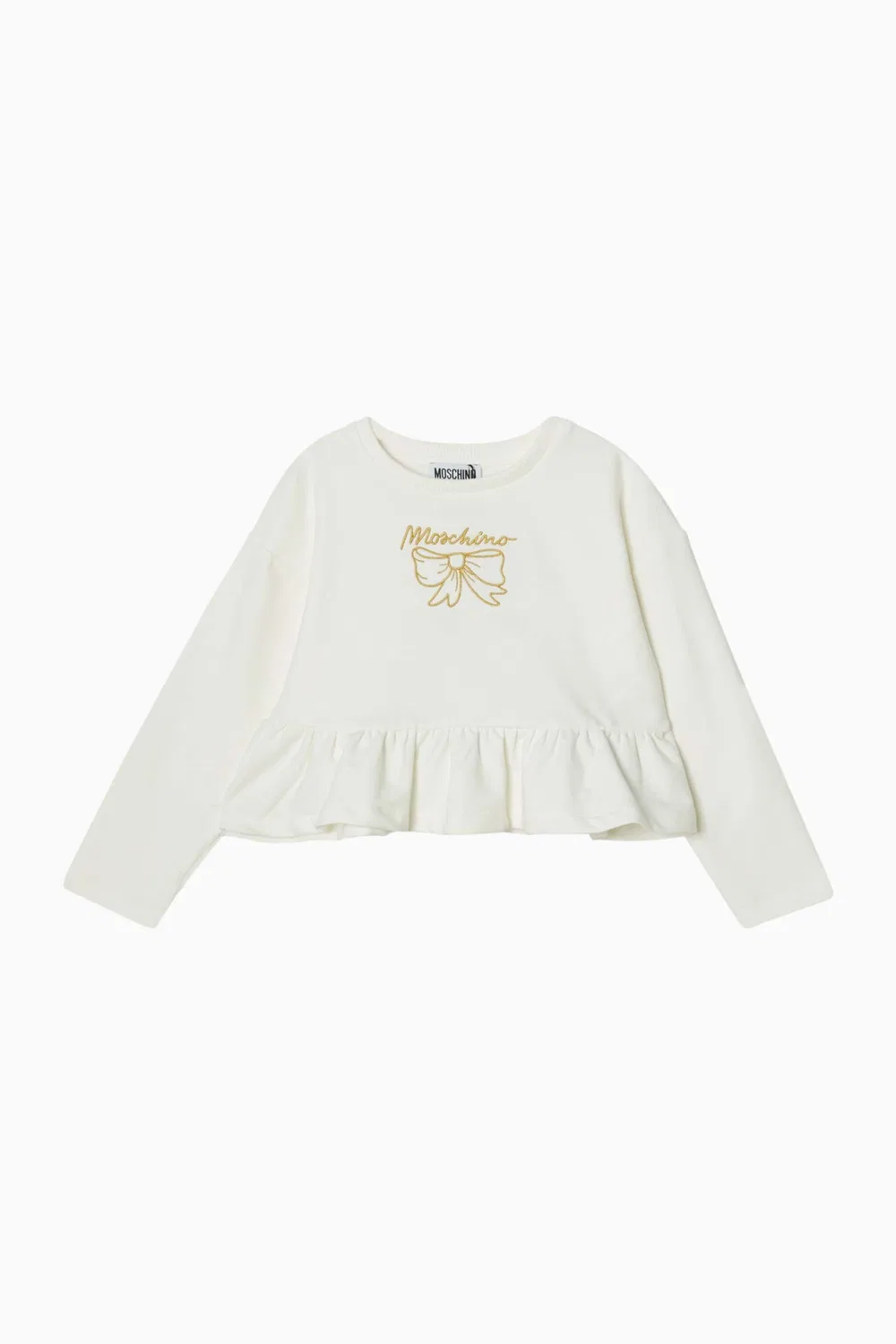 Свитшот с логотипом-бантом Bow Logo Moschino