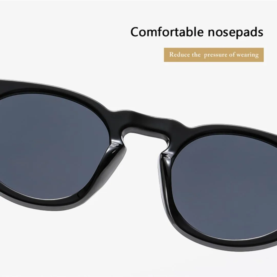 

Модные круглые солнцезащитные очки для женщин, классические винтажные очки для мужчин в стиле стимпанк, овальные очки с защитой от УФ-излучения UV400 UATXTAU, Green