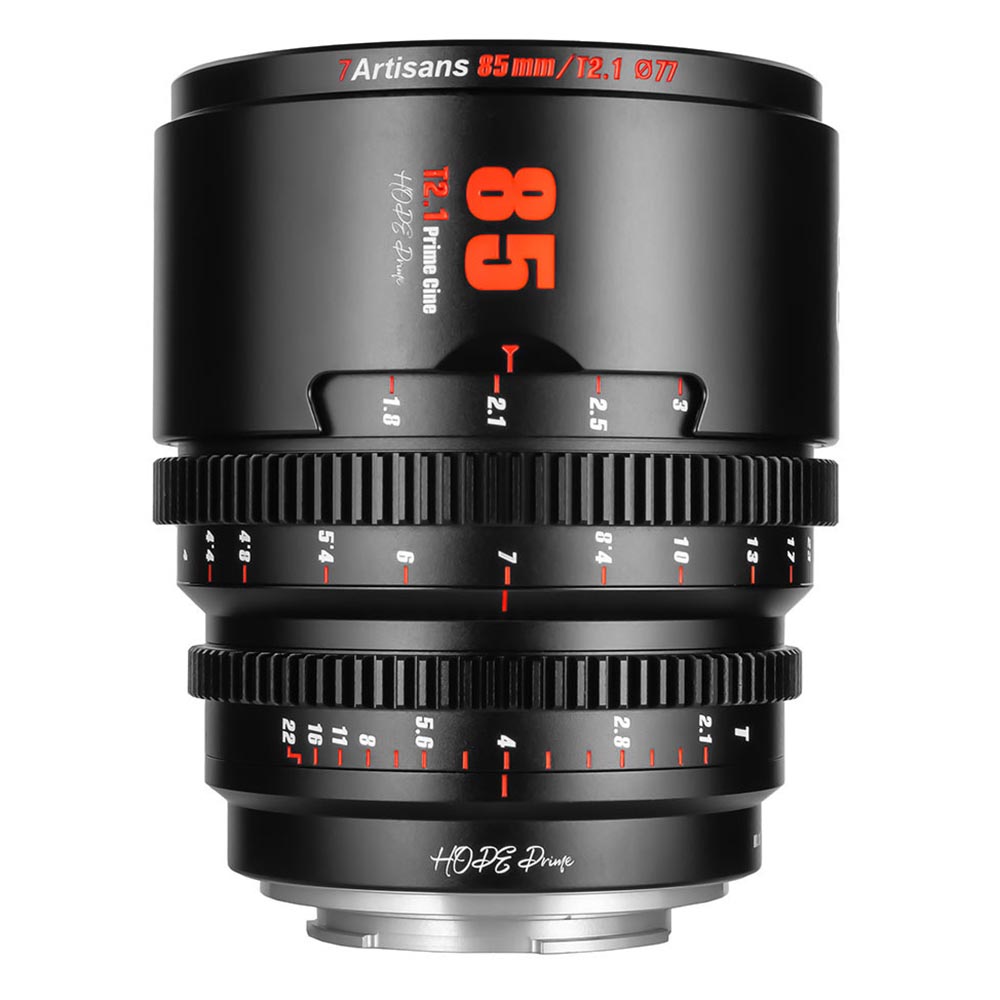 

Кинообъектив 7Artisans Hope 85mm T2.1 S35 Cine Lens, Fujifilm X Mount, черный
