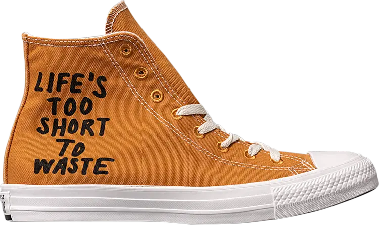 

Кроссовки Converse Chuck Taylor All Star Hi Renew Lifes Too Short To Waste, коричневый