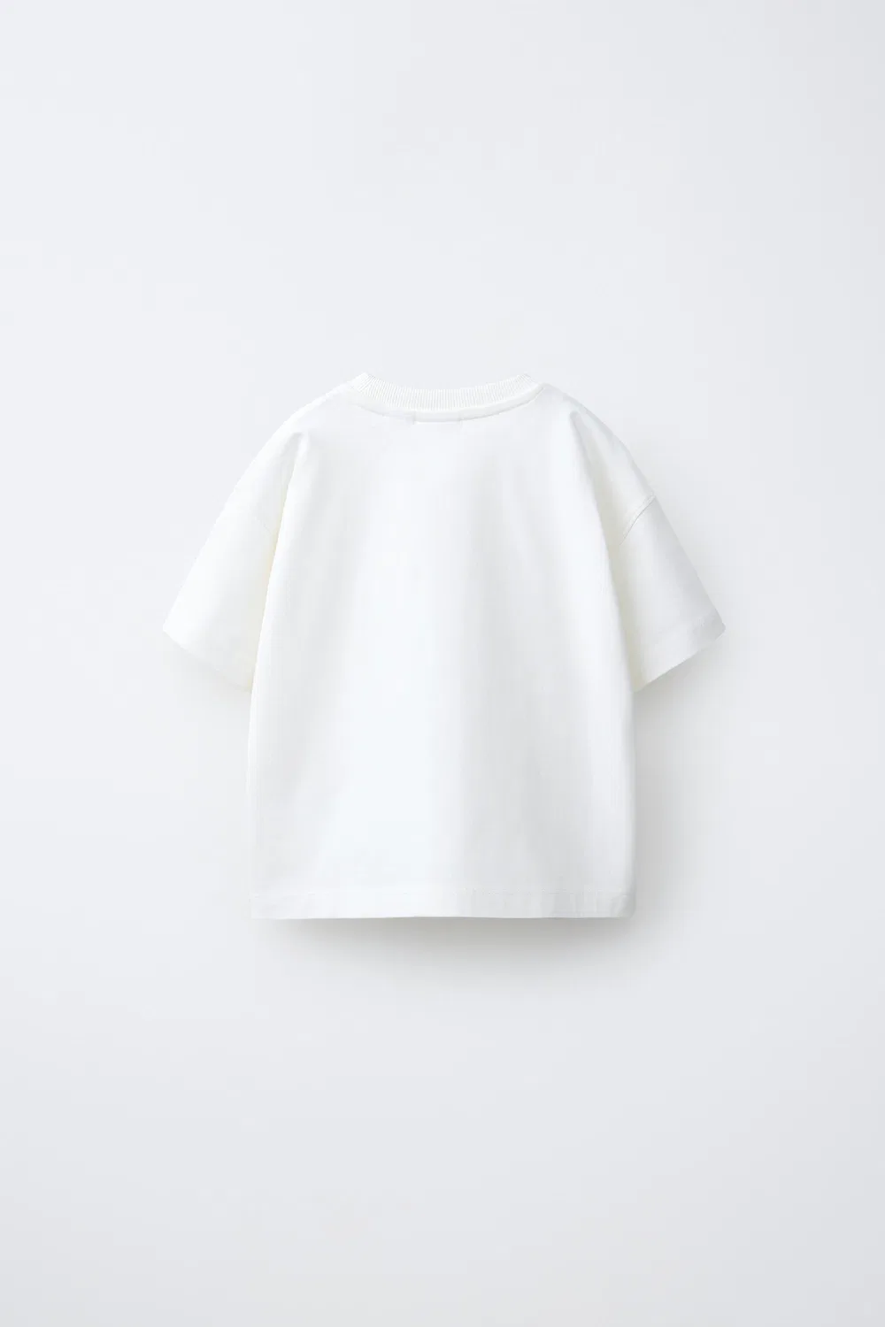 Прорезиненная футболка с динозавром ZARA, White — фото 2