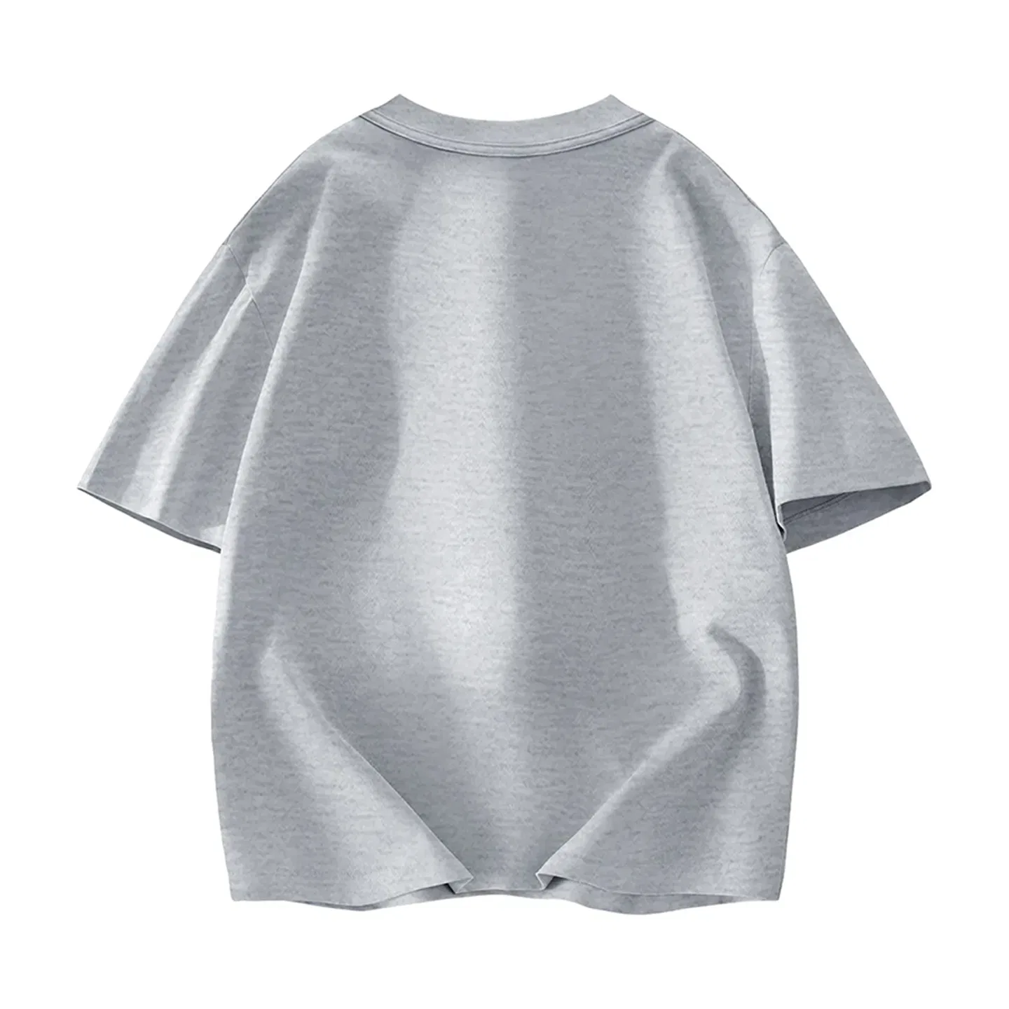Детское футболка хлопковая Tonlion, Цвет 100% cotton and linen gray — фото 4
