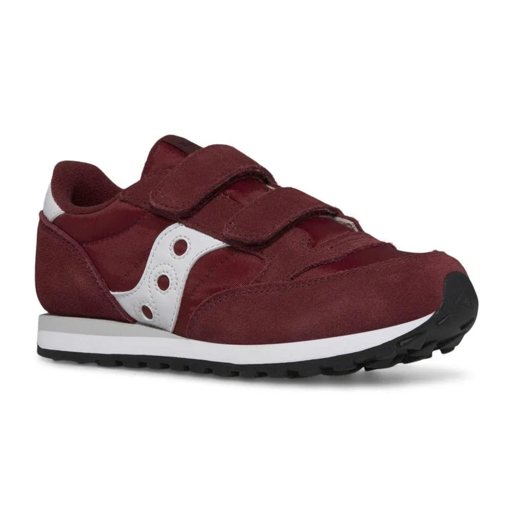 Детские кроссовки для мальчиков и девочек с липучками Saucony, Burgundy White