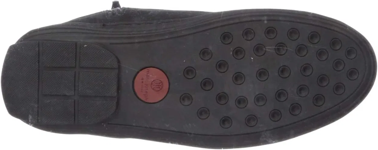 Детские ботинки для девочек с вышивкой-звездой Marc Joseph New York, Black Nubuck — фото 4