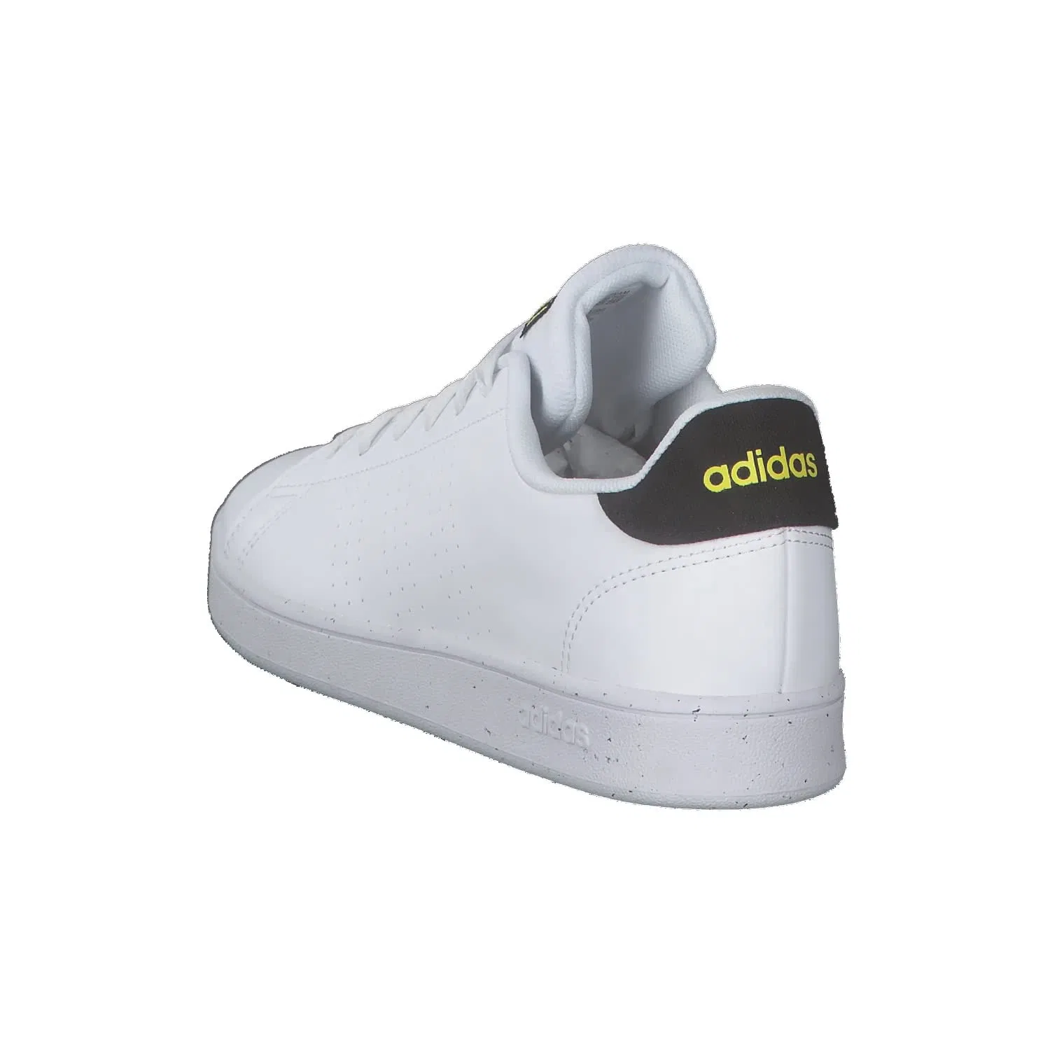 Детские кроссовки с перфорированными полосками Advantage K Adidas, White Cloud Core Black Beam Yellow — фото 4