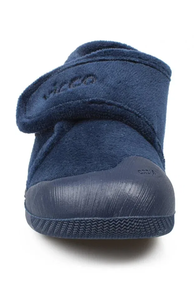 Детские тапочки без задника из текстиля Vicco, Navy Blue — фото 4